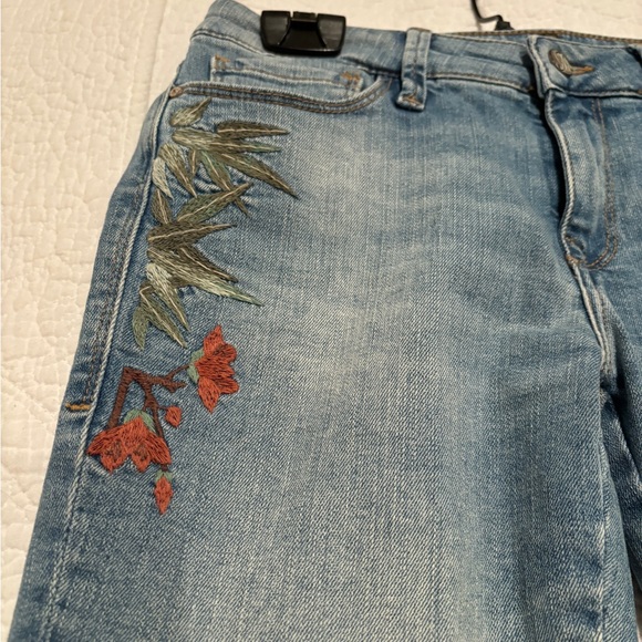 Mavi Adriana Super Skinny Embroidered Ankle Jeans - Picture 3 of 9